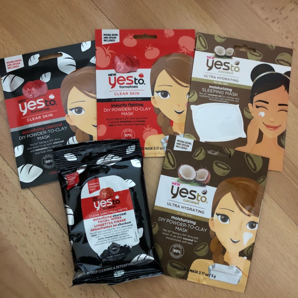 Yes To... Masks and wipes